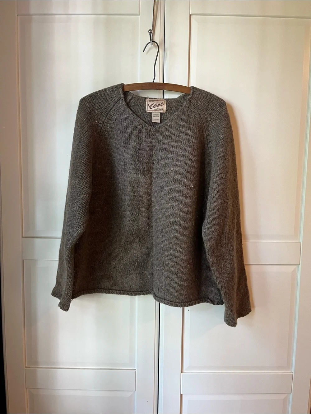 Woolrich Gray Crewneck Wool Blend Sweater - Picture 1 of 3